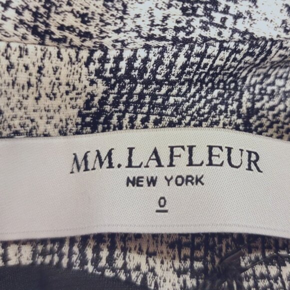 NWT M.M. LaFleur New York Black & White Dress - Picture 5 of 16